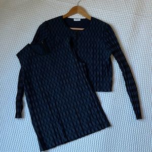 Akris Punto Tank Top Jacket Set size 10